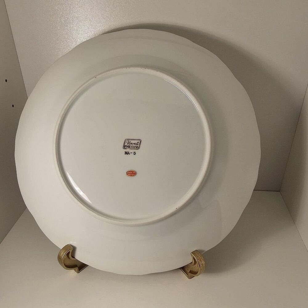 Vintage Norcrest Fine China Mother Rose Plate Made in Japan - Picture 3 of 3